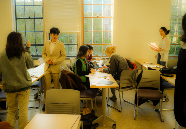 staff organizing papers